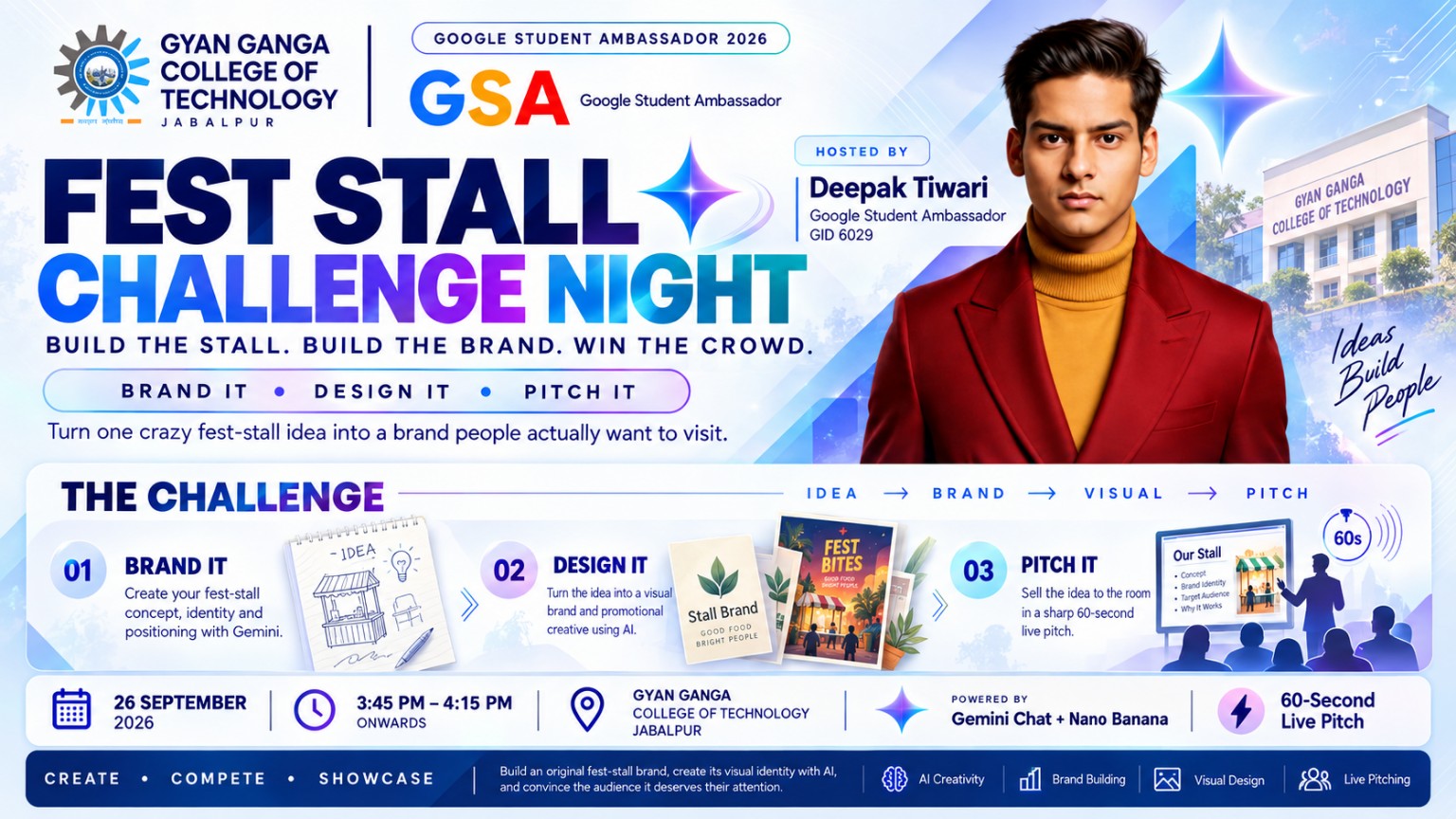 Deepak Tiwari - event host